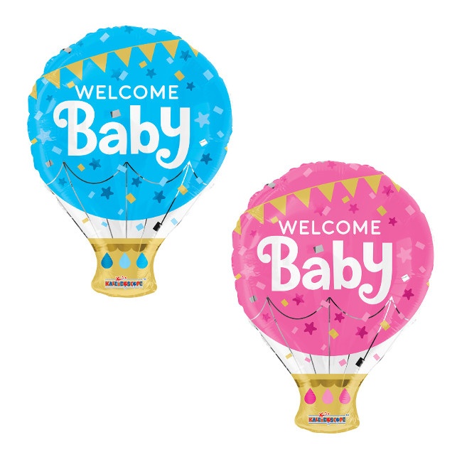 Palloncino mongolfiera Baby Shower da 46 cm per 2,50 €