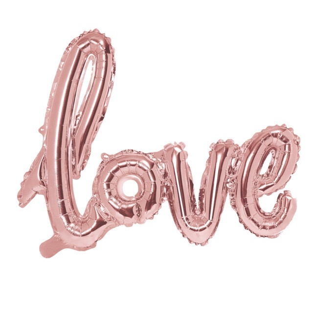 Palloncino Lettere Love Metallizzato da 1,02 m