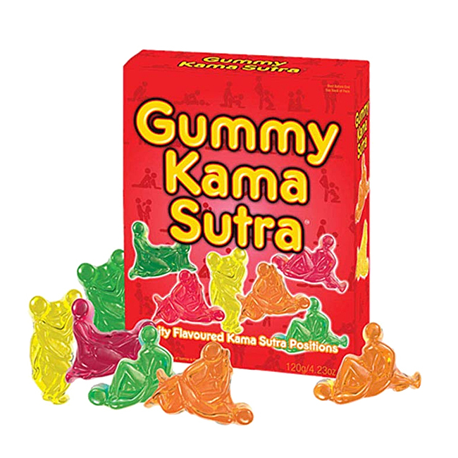 Vista principal del gommose Kamasutra al gusto di frutta - Gummy Kamasutra - 96 gr