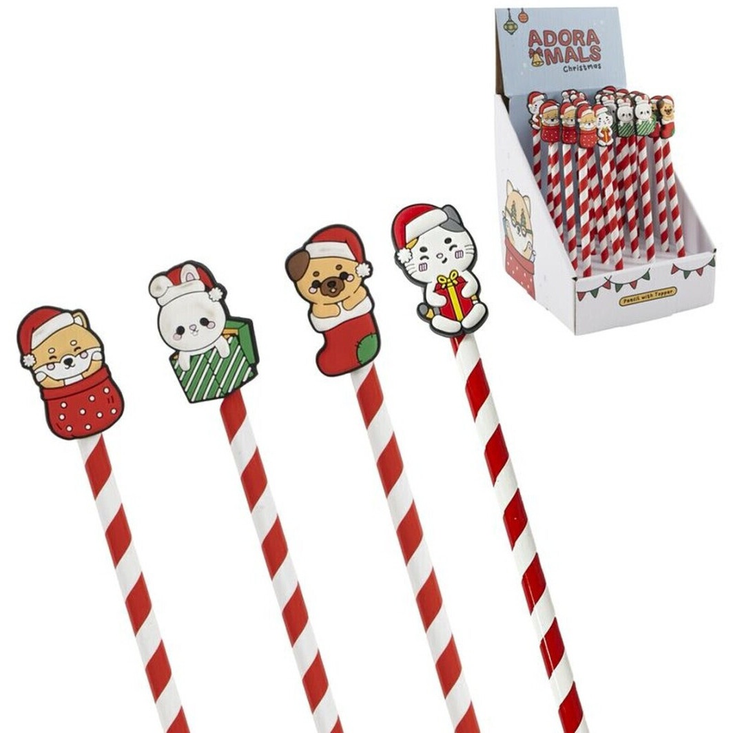 Matita di Natale animali - 1 unità - 2