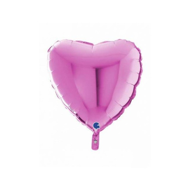 Palloncino a forma di cuore metallizzato da 46 cm - Grabo
