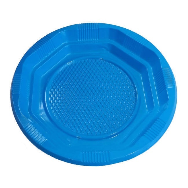 Piatti di plastica colorati di 13,5 cm - 20 unità