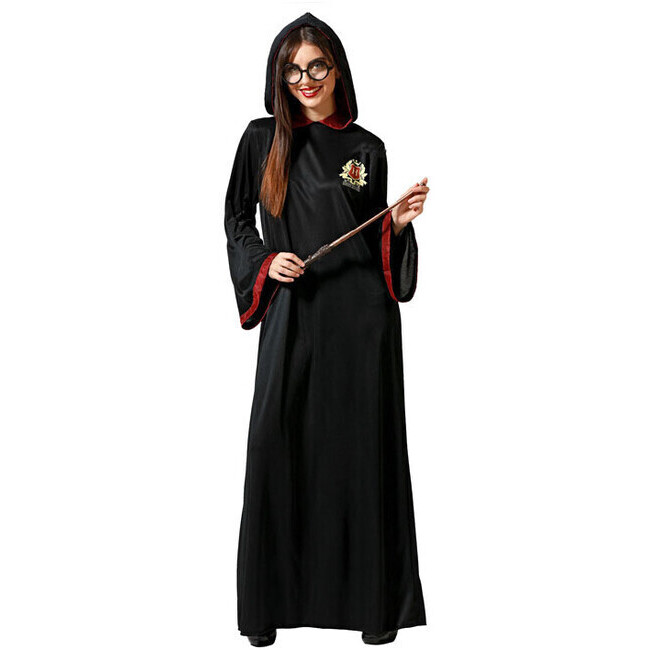 Vista delantera del costume da alunno della scuola di magia per adulti disponible también en talla XL