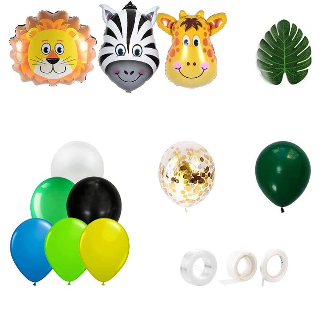 Ghirlanda di palloncini Safari - Monkey Business - 141 unità per 19,25 €