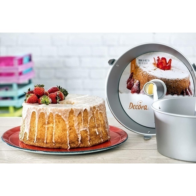 Stampo in alluminio per torte angel food da 25 x 11 cm - Decora per 25,25 €