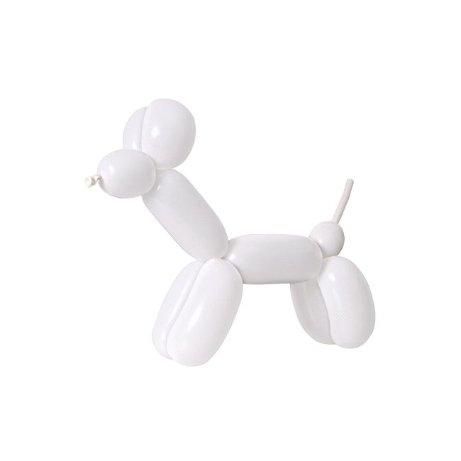 Palloncini modellabili fashion bianchi 2,5 x 160 cm - Sempertex - 100 unità