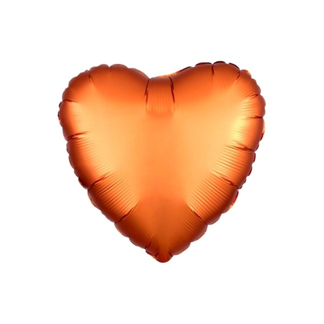 Palloncino a cuore satinato di 43 cm - Anagram - 1 unità