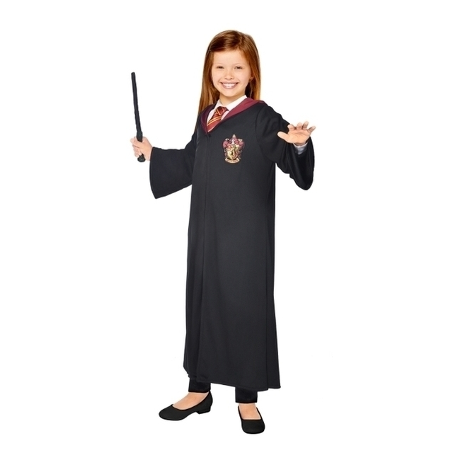 CARNEVALE HALLOWEEN VESTITO HARRY POTTER HERMIONE GRIFONDORO