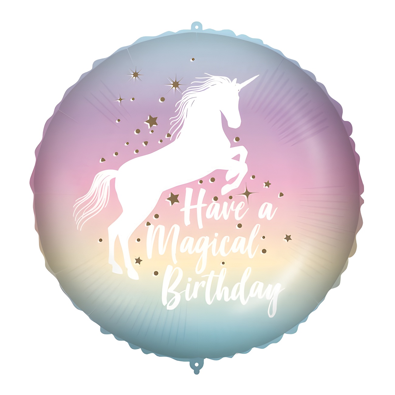 Sacco Primo Giorno Scuola ROTH Sacchetto Scuola Unicorno - 22cm Tondo Con Chiusura Tulle Sacco Regalo Unicorno - 10