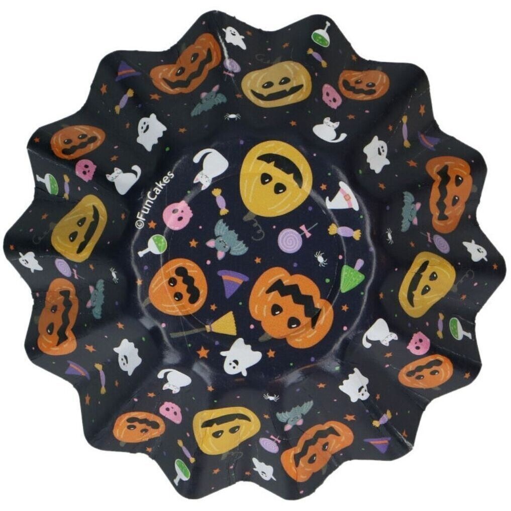 Capsule per cupcakes rigide per la Notte di Halloween - Funcakes - 48 unità - 2