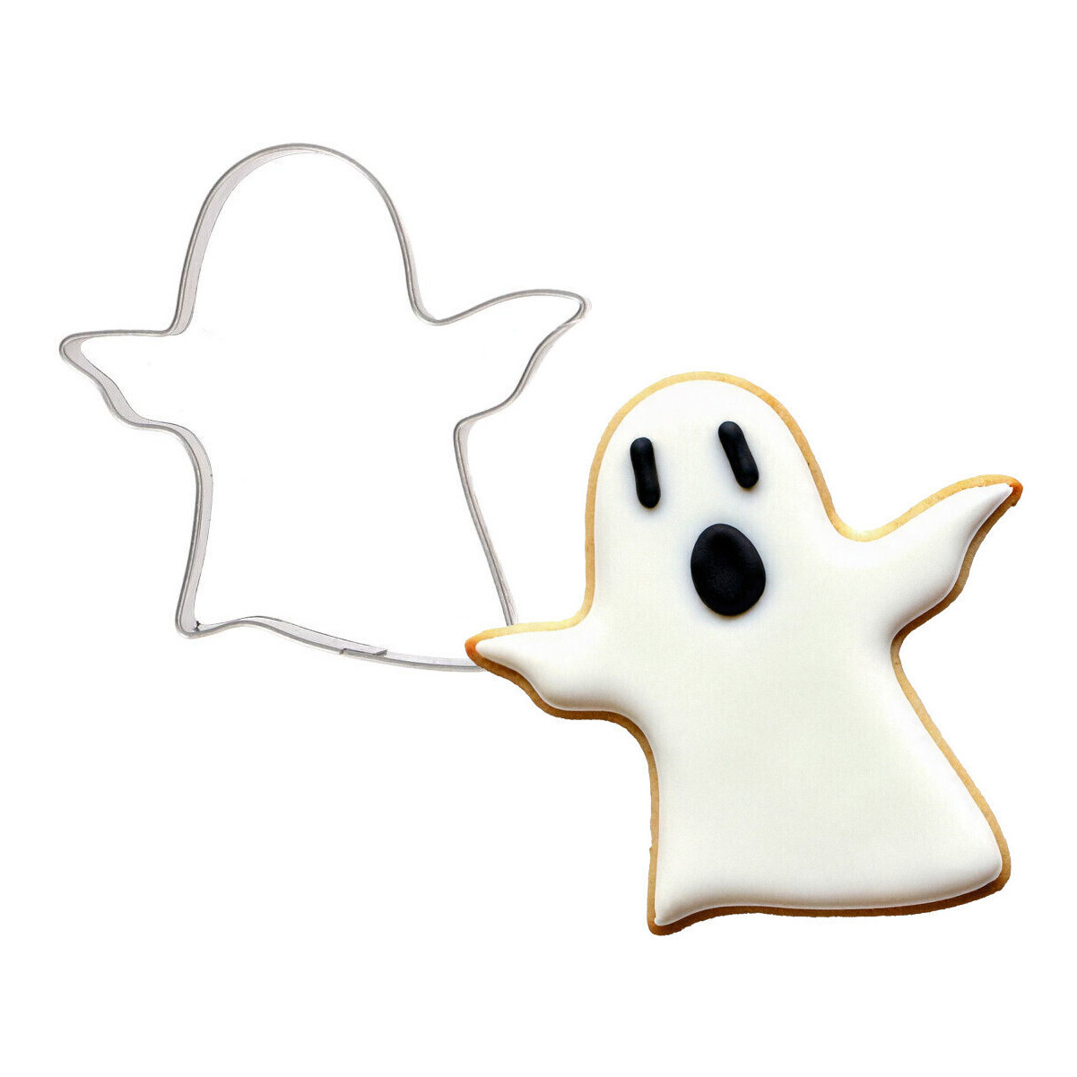 Tagliabiscotti a forma di fantasma 7,5 cm - Wilton