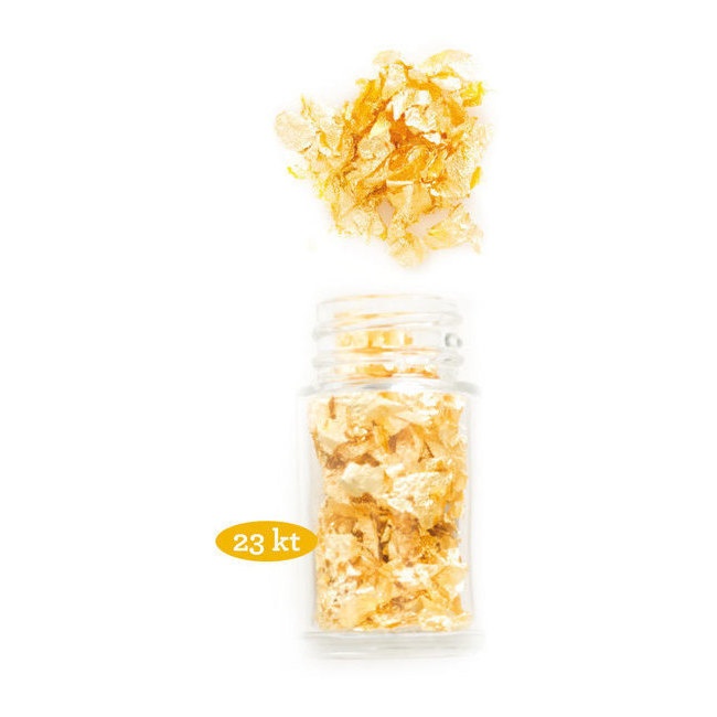 Oro commestibile in briciole 23 carati da 0,125 g - Decora per 67,75 €