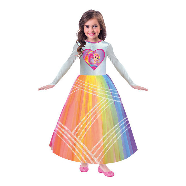 Costume Barbie arcobaleno da bambina per 38,00 €