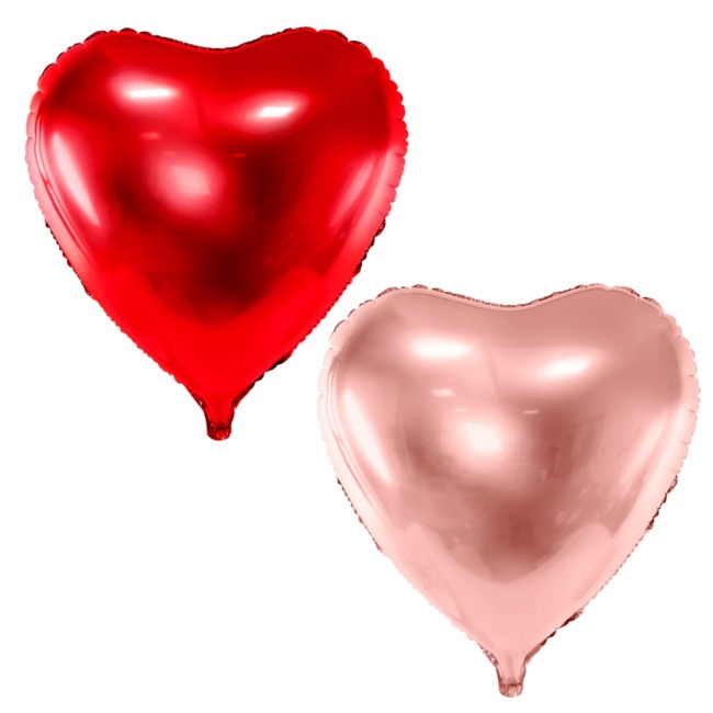 Palloncino cuore colorato XL da 72 x 73 cm - PartyDeco - 1 unità per 3,50 €