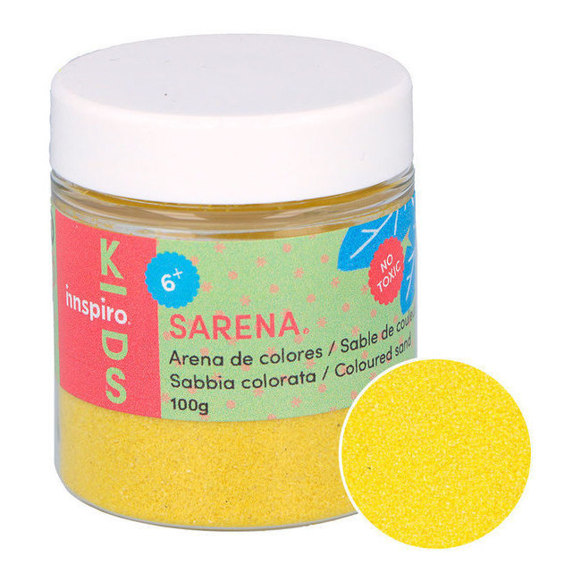 Sabbia colorata 0,5 mm gialla 2 kg-FSA1030B04G1