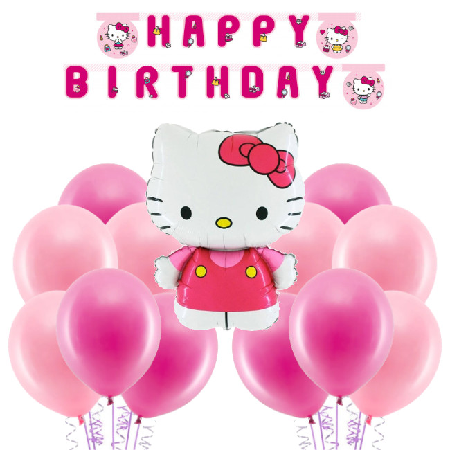 Confezione di decorazioni per feste di Hello Kitty - 31 pezzi per 12,25 €