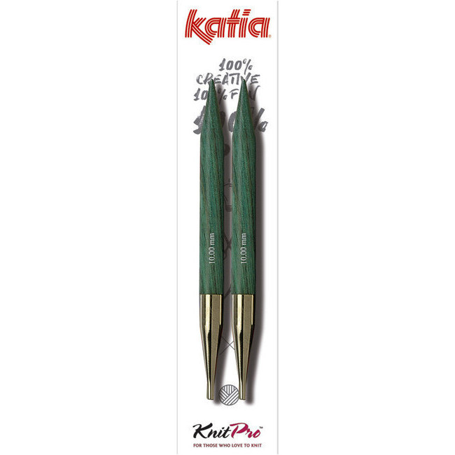 Punte per ferri circolari intercambiabili da 6 mm - Katia - 2 unità per  14,95 €