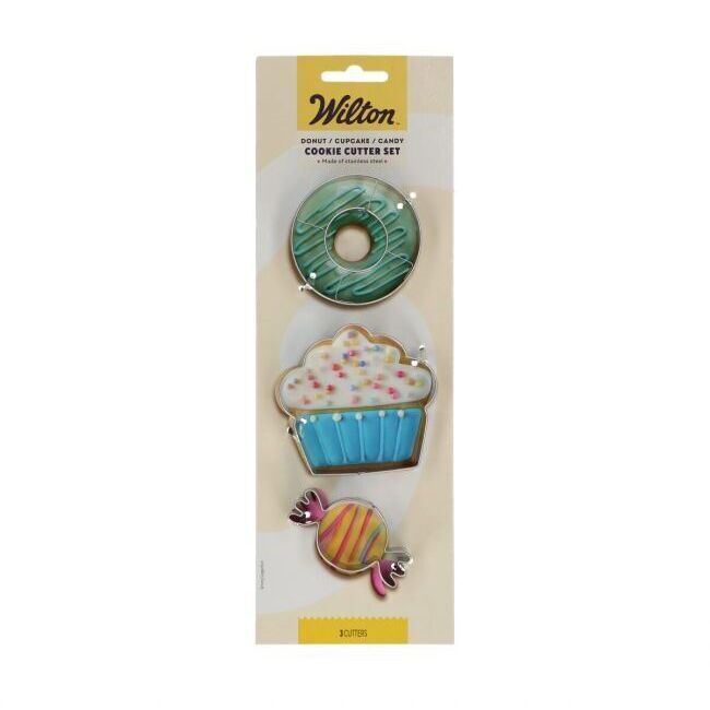 Tagliapasta per ciambelle, cupcake e caramelle - Wilton - 3 pezzi