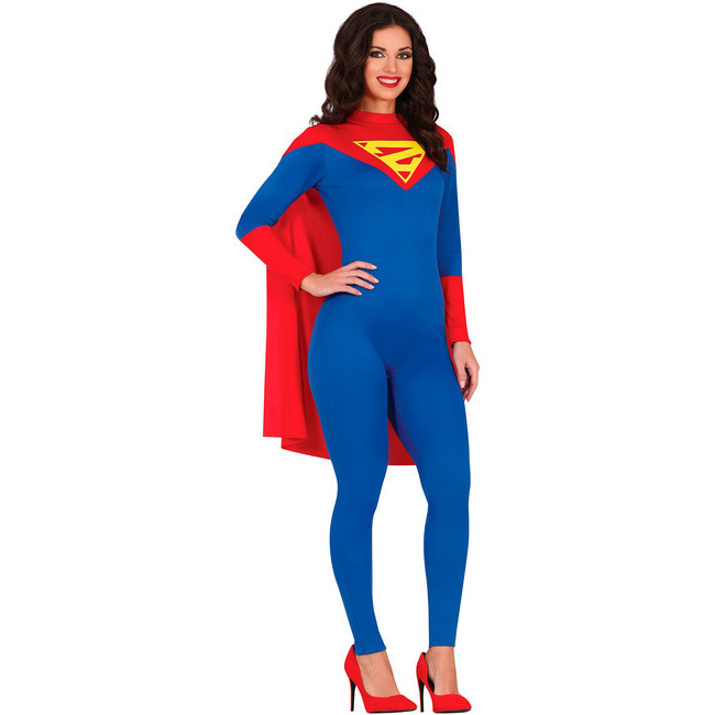 Costume da supereroe con mantello per donna per 20,50 €