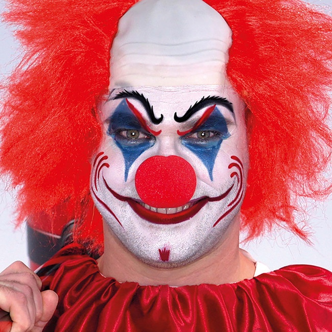 NASO DA CLOWN ROSSO DI SPUGNA PER FESTE CARNEVALE HALLOWEEN