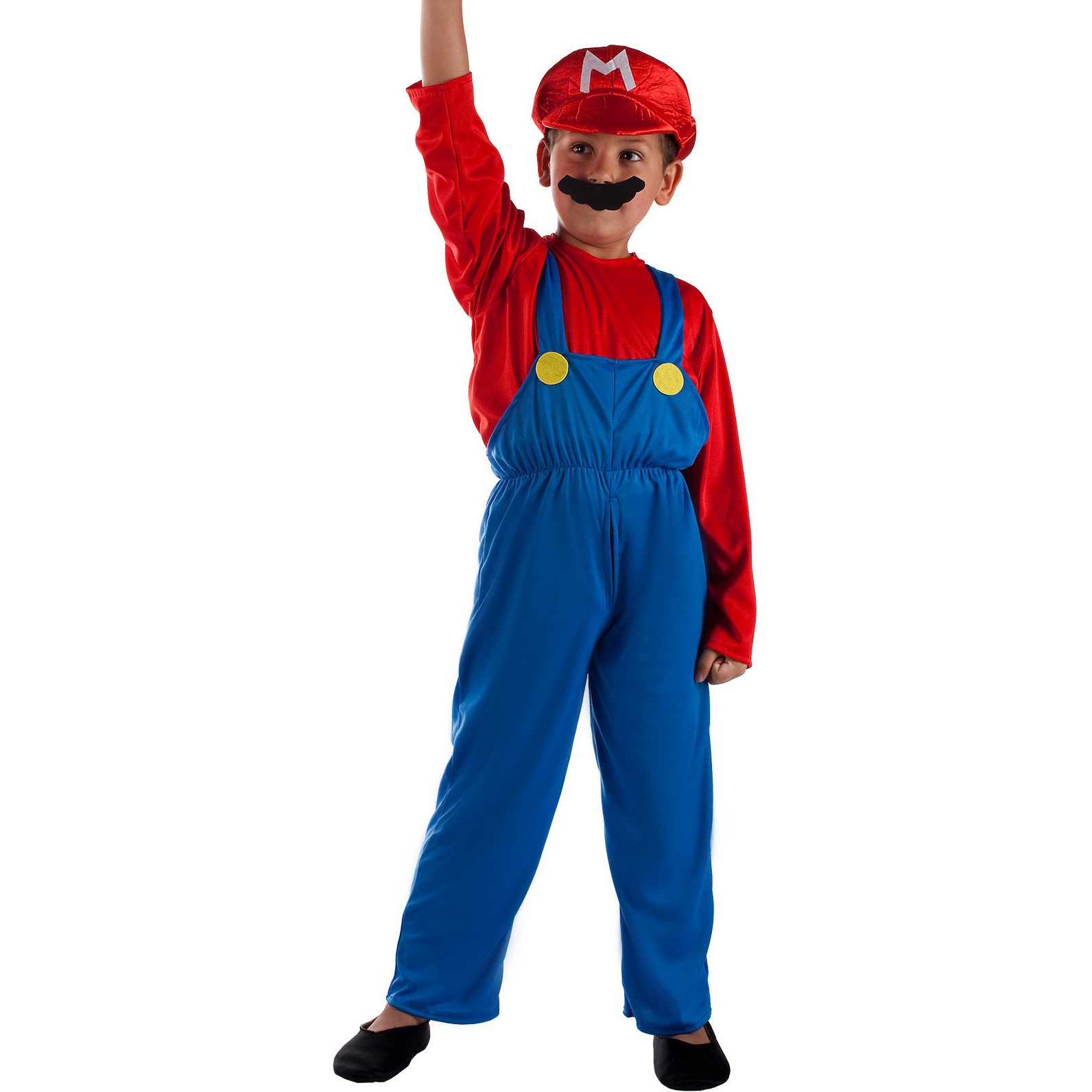 Costume da super idraulico rosso e blu per ragazzi per 21,25 €