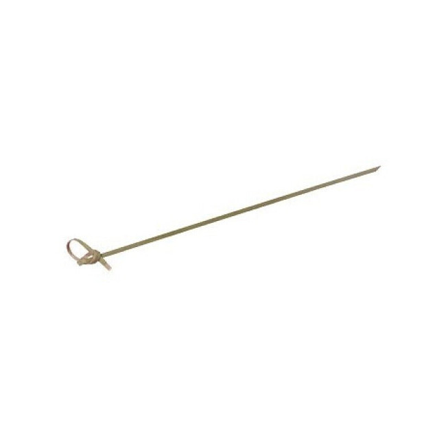 Spiedino di bambù con manico ad anello da 12 cm - 12 pezzi