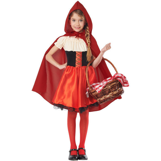 Costume da cappuccetto rosso per bambina