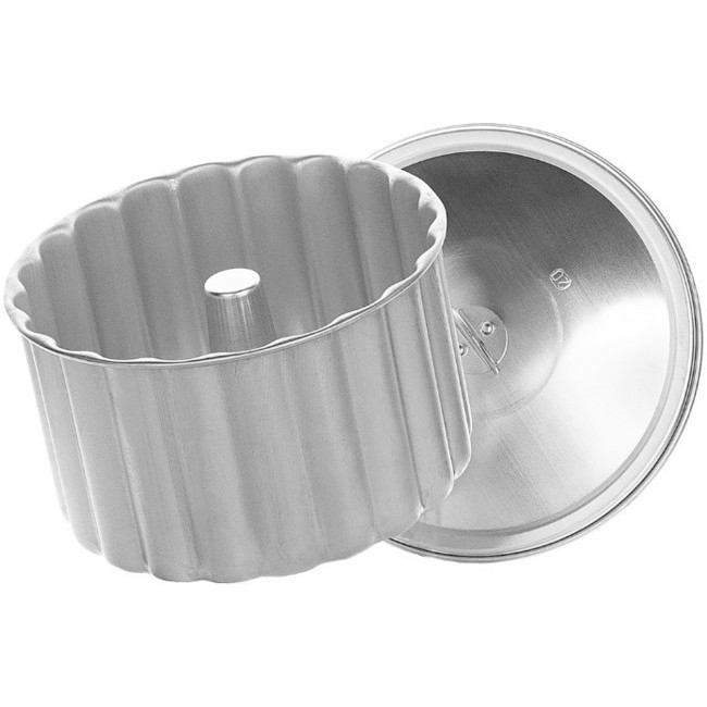 Stampo per budino in alluminio con coperchio 18 x 18 x 11 cm - Pastkolor  per 17,00 €