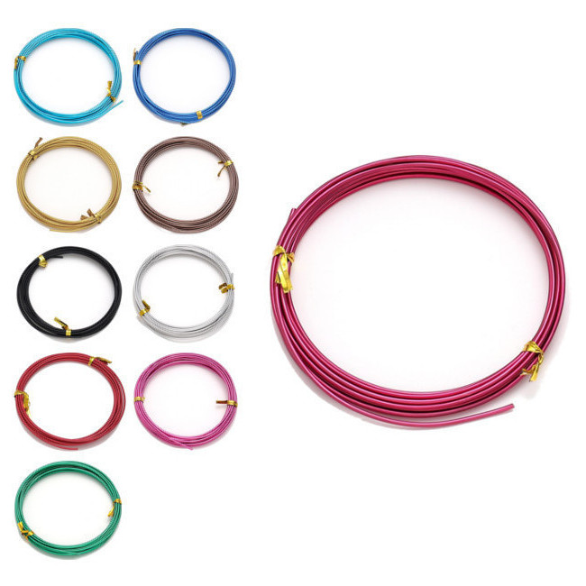 Filo di alluminio colorato da 1,5 mm - 3 m per 1,50 €