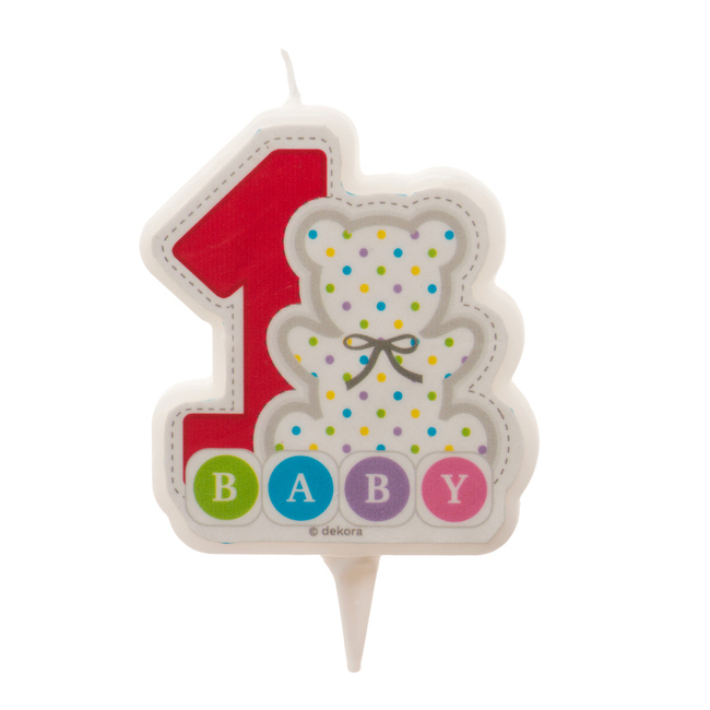 Candelina Iridescentee Numero 5 (7 cm) per il compleanno del tuo bambino -  Annikids