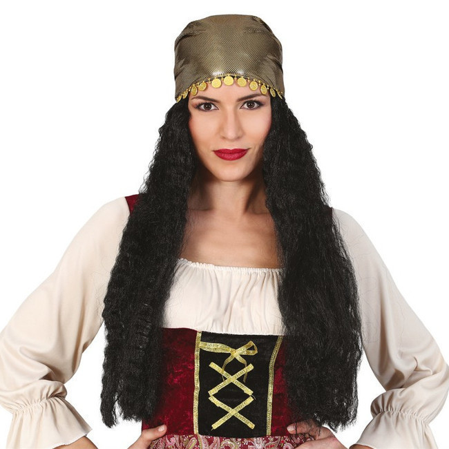 Parrucca da pirata con bandana rossa per 12,25 €