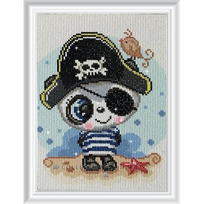 Foto detallada de carta pirata con pittura a diamante - Collezione D art