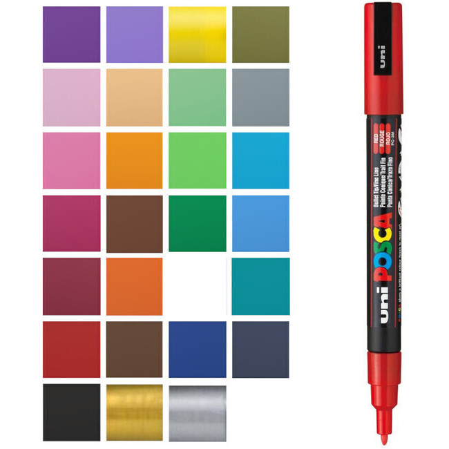 Pennarello UNI-POSCA PC-3M per 5,75 €