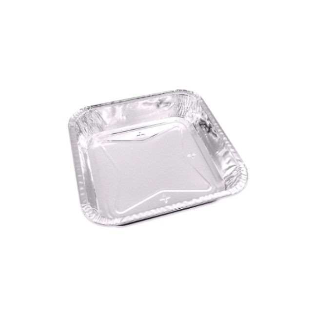 Teglia in alluminio monouso da 20,6 x 20,6 x 5 cm - Maxi Products