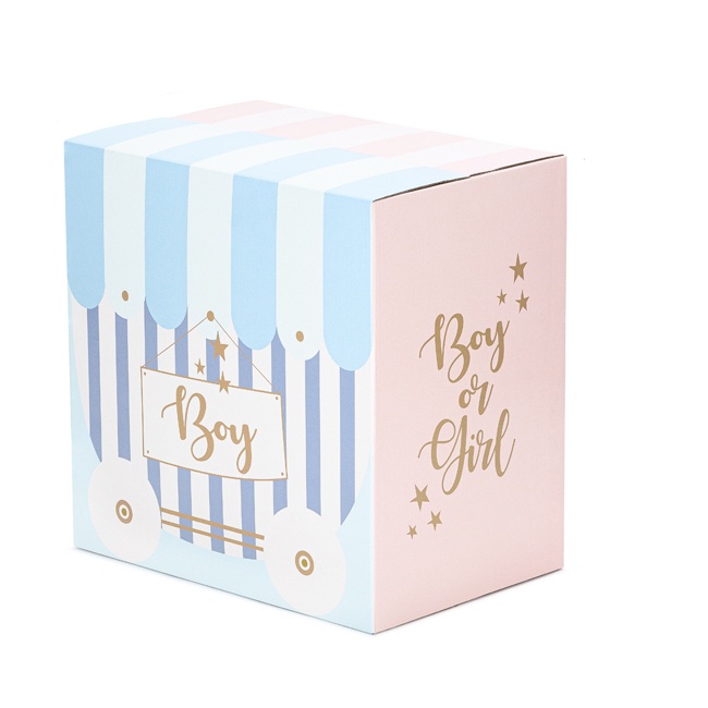 Scatola sorpresa palloncini Baby Shower 60 x 40 x 60 cm - 5 unità per 86,50  €