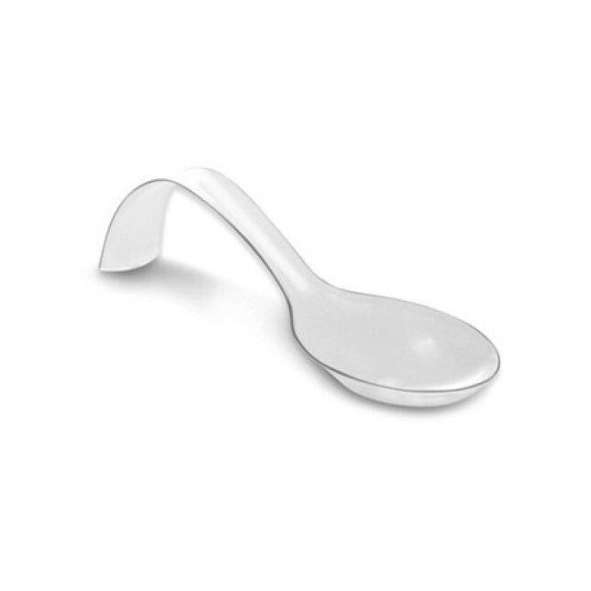 Cucchiaio a fiocco in plastica trasparente 12,8 x 4 cm cocktail - 50 pz.  per 5,75 €