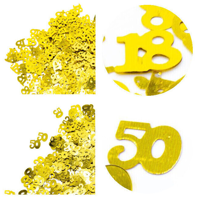 Coriandoli numero compleanno 20 gr per 1,00 €