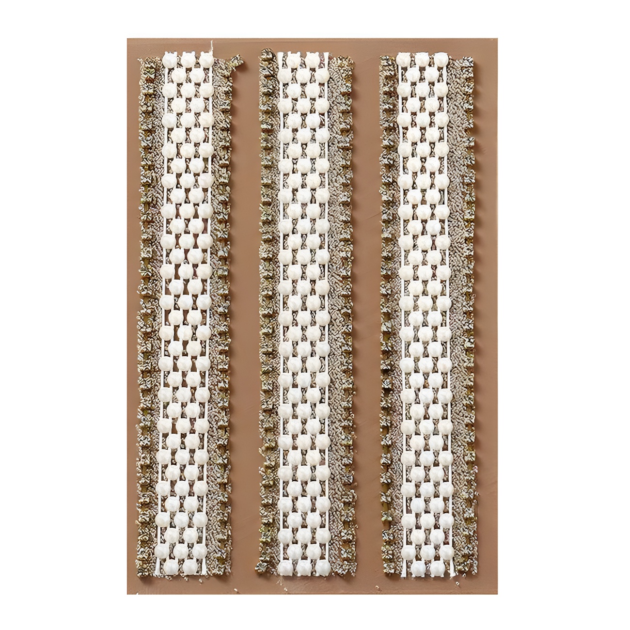 Increway Nastro Plissettato Per Tenda, 10 M, Bianco, Con 20 Ganci - Foto 3