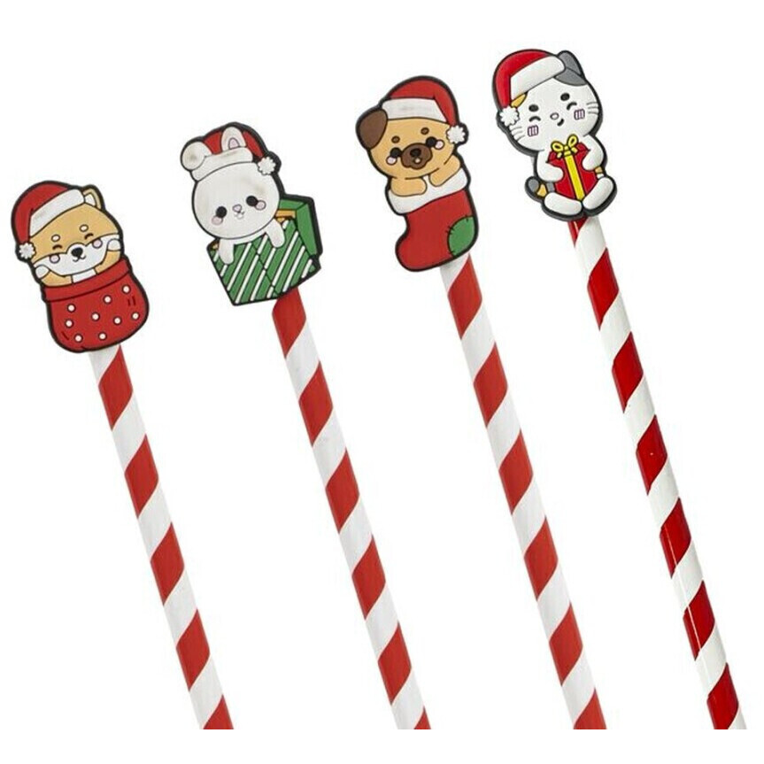 Matita di Natale animali - 1 unità