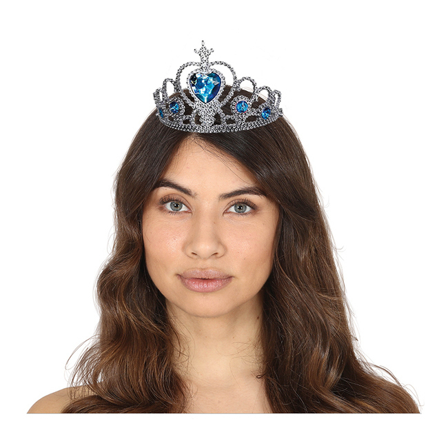 Corona principessa con cuore blu per 1,00 €