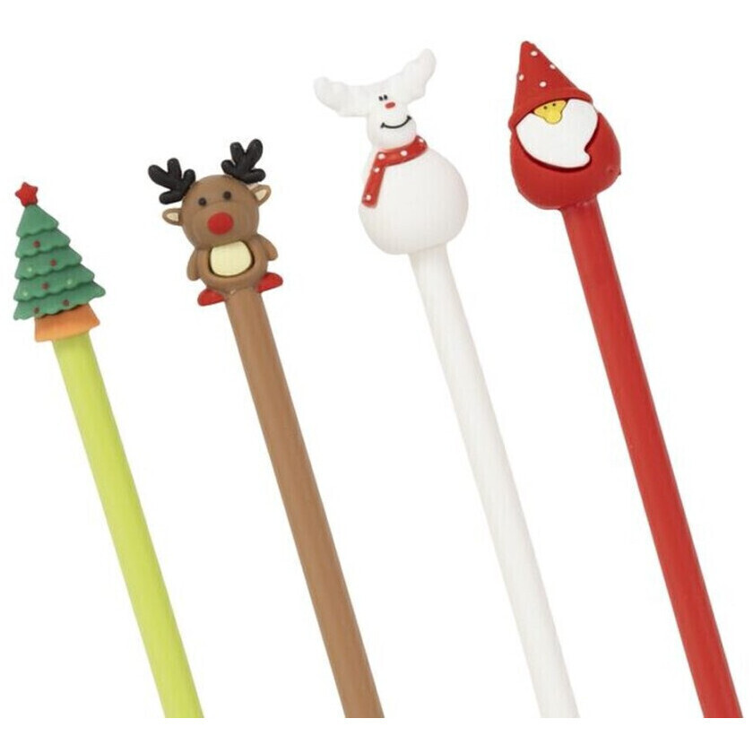 Penna di Natale da 20 cm - 1 unità