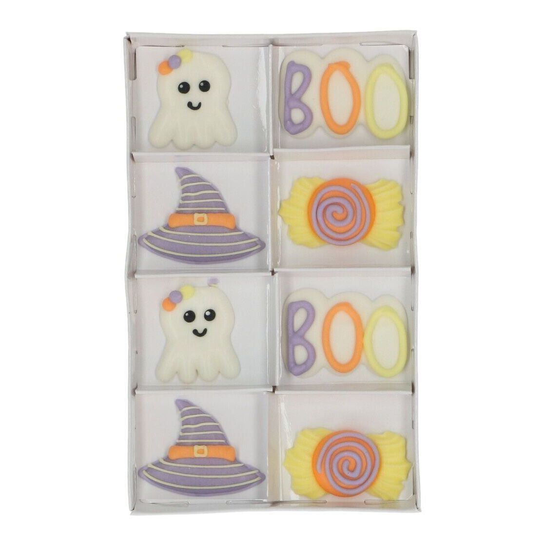 Figure di zucchero di Halloween di fantasma e strega - Wilton - 8 pezzi