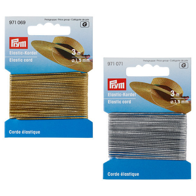 Cordino elastico 0,15 cm metallizzato - Prym - 3 m per 2,25 €