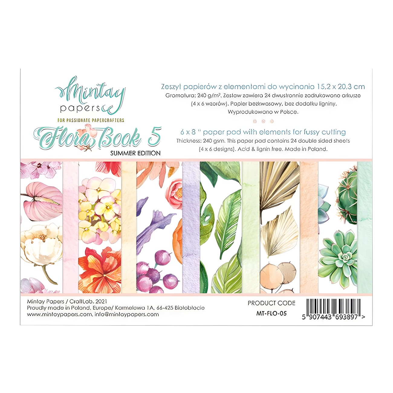 24 Fogli Di Carta Per Découpage Vintage Verde – 30,5 Cm, Motivi Floreali E Botanici Per Scrapbooking E Biglietti Fai Da Te
