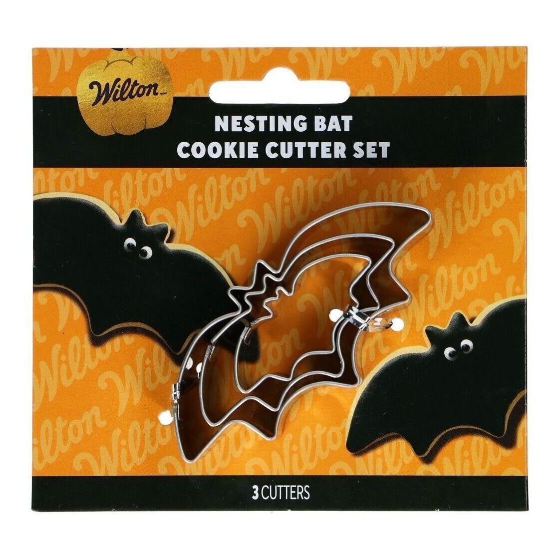 Tagliabiscotti a forma di pipistrello - Wilton - 3 pezzi