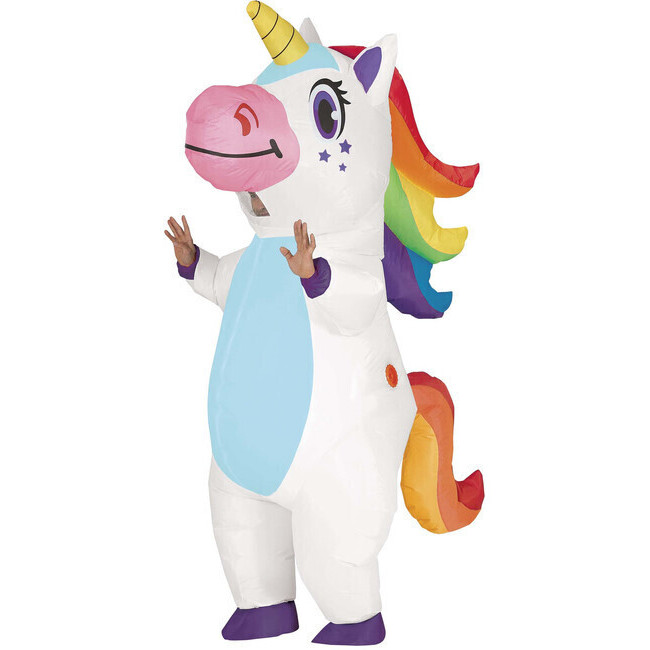 Costume Gonfiabile da Unicorno - Fantaparty.it