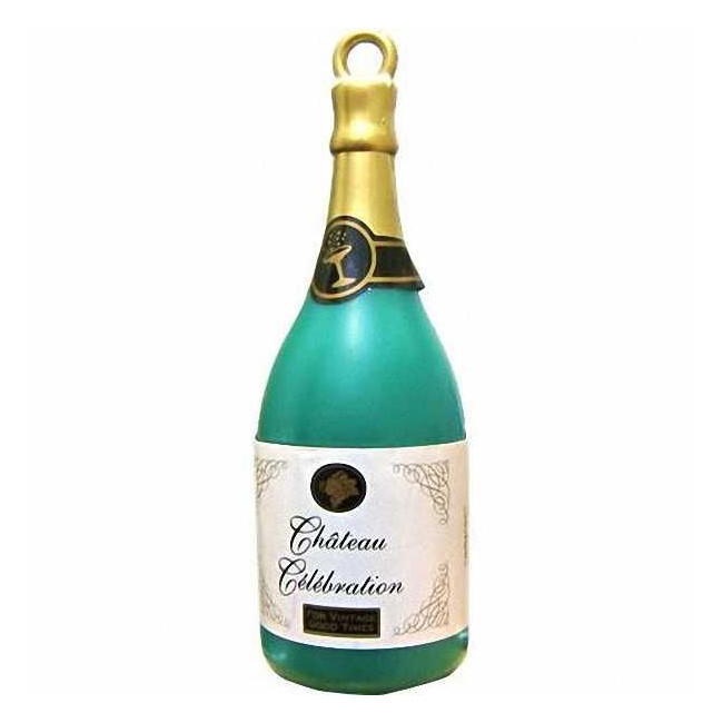Vista delantera del peso per palloncini bottiglia di Champagne 170 g - 1 unità en stock