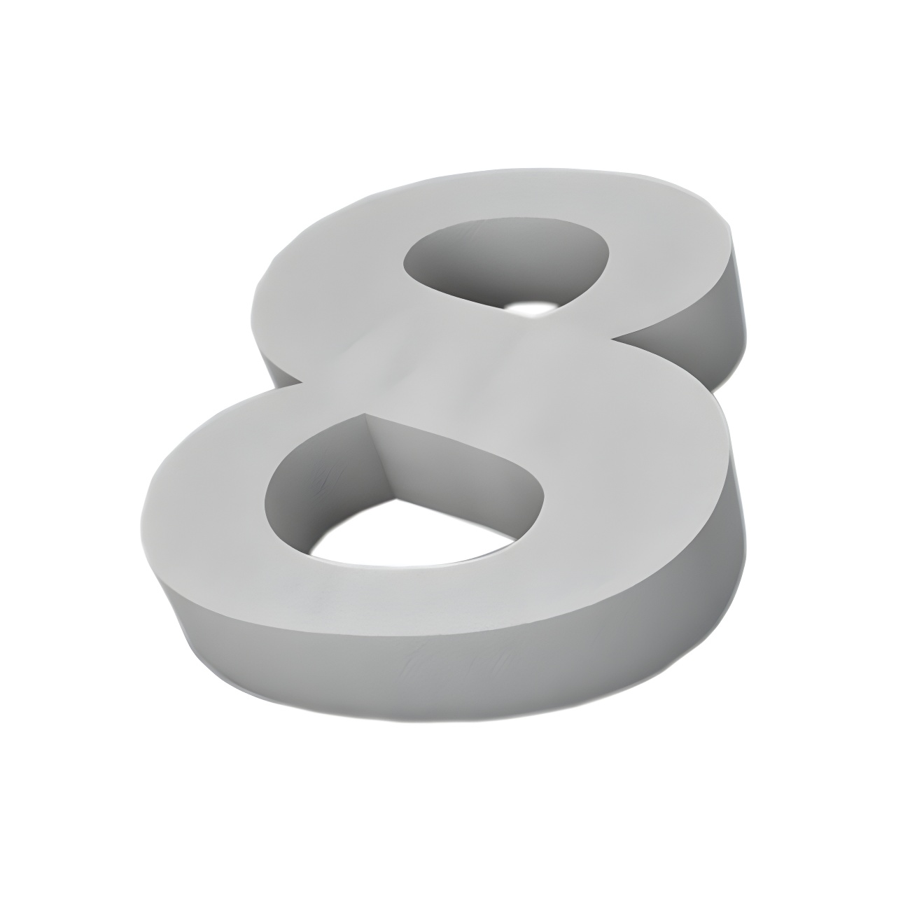 Numero 8 In Polistirolo 3D - 24 Cm Altezza, 4 Cm Spessore, Per Decorazioni, Insegne E Feste - Foto 8