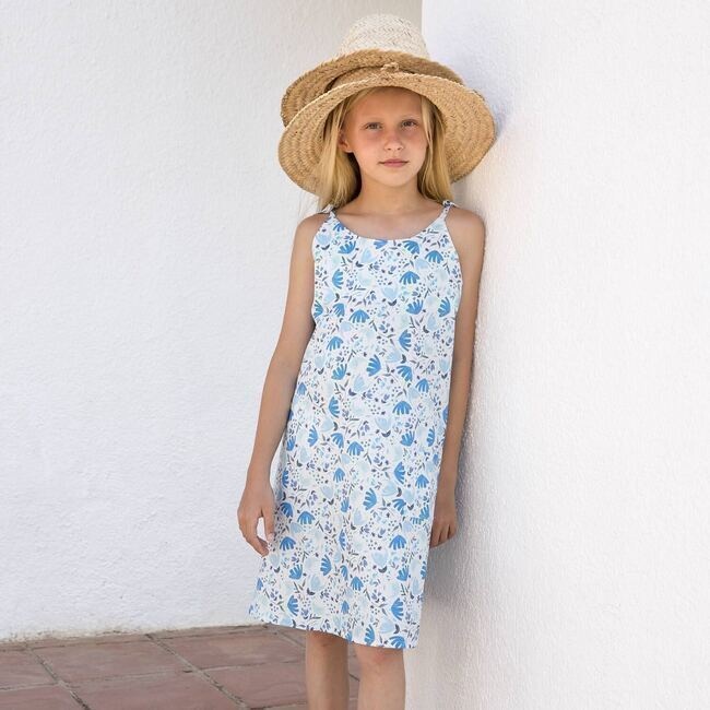 Tessuto popeline di cotone Spring arrival Aqua - Katia - 2