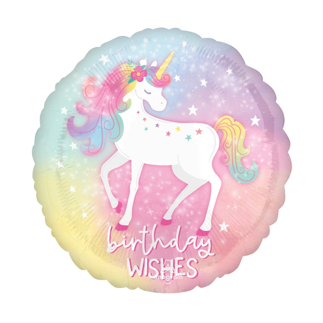 Palloncino Unicorno di Auguri di Compleanno 43cm - Anagramma per 3,50 €